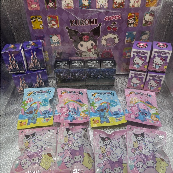 Other - Samrio Hello Kitty, Stitch, Nightmare Before Christmas Blindpacks 60 Items
